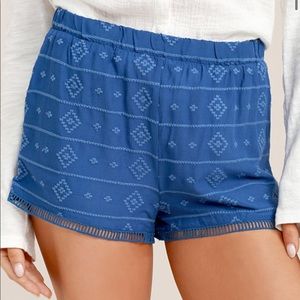 BB Dakota Embroidered Shorts
